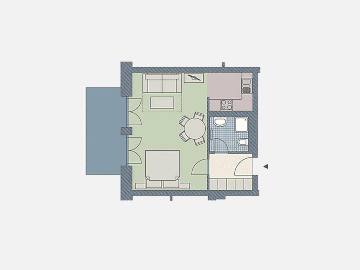 Kaiservillen Heringsdorf - 1-Raum-Ferienwohnung Mit Terrasse D103 المظهر الخارجي الصورة